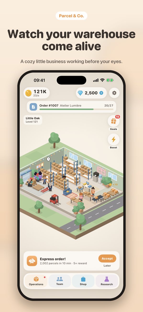 Parcel & Co. screenshot